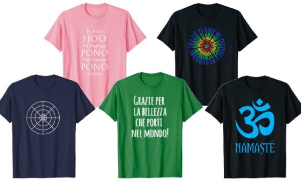 T-shirt per indossare e risuonare con il mantra Ho’oponopono